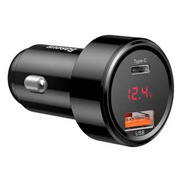  АЗУ Baseus CCMLC20C-01 1USB/1C 45W черный перламутр 