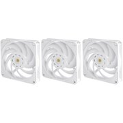  Вентилятор Eurocase EU-FN120WL003 WH KF2150PBT-HDB White,120 white fan,Bearing HDB 4pin PMW female and male connector with brown box,3pcs 