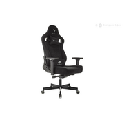  Кресло Knight Hunter черный Alfa Black LT20 искусственная замша крестов. металл 
