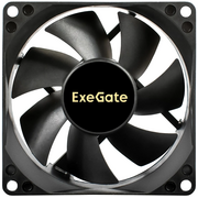  Вентилятор ExeGate 24В DC EX08025S3P-24 (EX297083RUS) (80x80x25 мм, Sleeve bearing (подшипник скольжения), 3pin, 2850RMP, 28dBA) 