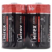 Батарейка D Mirex R20-2P (23702-ER20-S2) 