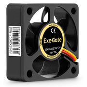  Вентилятор ExeGate 24В DC EX05015S3P-24 (EX297071RUS) (50x50x15 мм, Sleeve bearing (подшипник скольжения), 3pin, 7000RMP, 36,8dBA) 
