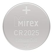  Батарейка Mirex CR2025-1BL Lithium (23702-CR2025-E1) 