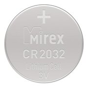  Батарейка Mirex CR2032-1BL Lithium (23702-CR2032-E1) 