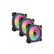  Кулер Lyambda LAC-02 (чёрный, ARGB, 800-1200 RPM, 18-30 dBA, 65 CFM, 4-Pin/5v ARGB) 