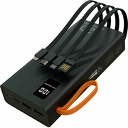  Внешний аккумулятор More Choice PB22-20 20000mAh 2USB 2.1A с кабелем Black 