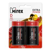 Батарейка Mirex R20/D 1,5V (23702-ER20-E2) 2 шт 