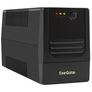  ИБП ExeGate Power NB-1000.LED.AVR.2SH (EX299492RUS) 1000VA/650W, LED, AVR, 2*Schuko, батарея 12V 9Ah, Black 