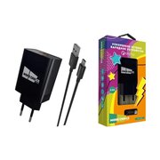 СЗУ More choice NC52QCm 1USB 3.0A QC3.0 с кабелем USB+micro USB Black 