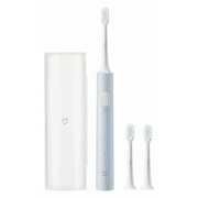  Электрическая зубная щетка Xiaomi Mijia Electric Toothbrush T200C Blue 2 сменные щетки и футляр для хранения 