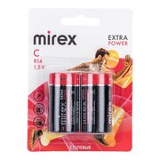  Батарейка Mirex R14/C 1,5V (23702-ER14-E2) 2 шт 