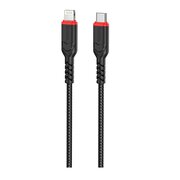  Кабель HOCO X59 Victory 8pin-Type-C, 2.0м, PD 20Вт чёрный 