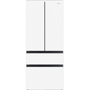  Холодильник Weissgauff WFD 450 Built-in Inverter NoFrost White Glass 