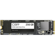  SSD CBR SSD-256GB-M.2-BS24b-AIO, 256 GB, M.2 2280, PCIe 3.0 x4, NVMe 1.3, 3D TLC NAND Сборка AiO 