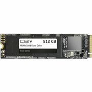  SSD CBR SSD-512GB-M.2-BS24b-AIO-V2, 512 GB, M.2 2280, PCIe 3.0 x4, NVMe 1.3, 3D TLC NAND Сборка AiO V2 