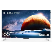  Телевизор Digma Pro 65" Mini LED 65Q Google TV Frameless серебристый/серебристый 