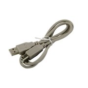  Кабель интерфейсный 5bites UC5010-010C USB 2.0 Am-Bm, серый, 1м 