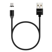 Кабель Maxvi MCm-01M black USB-A-microUSB, 2A 