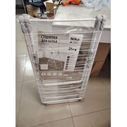  УЦ Сушилка для белья НИКА СБ8/Б белый (плохая упаковка, потертости на пластике) 