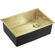  Кухонная мойка Emar EMB-660(UN) PVD Matt Golden нерж, матовое золото 