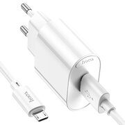  Зарядное устройство Hoco C109A (10.5W) Fighter single port Charger set (Micro) (EU) White 