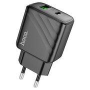 Зарядное устройство HOCO CS23A Sunlight Dual-Port PD30W+QC3.0 Charger Set (Type-c to Type-c) EU Black 