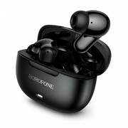  Наушники bluetooth BOROFONE BW96 Mellow sound true wireless ANC+ENC noise reduction BT headset черный 