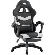  Кресло DEFENDER Runa Pro (64813) Черн/бел 