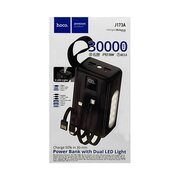  Аккумулятор внешний HOCO J173A Jingyao 22.5W+PD20W+dual lighting four cables 30000mAh черный 