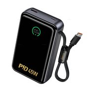  Аккумулятор внешний резервный HOCO Q54 Shine PD45W power bank with cable 20000mAh серый 