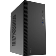  Корпус MSI Pro Shield M100P (306-7G31M21-HH9), без БП, Midi-Tower, 1x80mm, 2xUSB 3.2, 2.0, mATX, mITX Black 