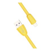  Кабель силиконовый VIXION Pro VX-12i (02984) USB-Lightning 8 pin, 1м, желтый 