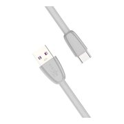  Кабель силиконовый VIXION Pro VX-12c (03042) USB-Type-C, 1м, серый 