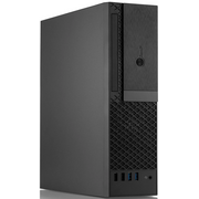  Корпус FoxLine FL-1001-TFX300S-U32C mATX, black w/PSU TFX 300W, w/2xUSB2.0+2xUSB3.0+1xType-C (USB2.0),w/1xcombo audio, w/pwr cord, w/ 8cm 