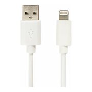  Кабель SONNEN 513559 USB2.0-Lightning, 1м медь белый 