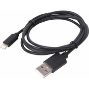  Кабель SONNEN 513116 USB 2.0-Lightning, 1м медь черный 