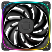  Вентилятор Geometric Future Squama 3003B-12 Black (1F3003B112000) 120mm / ARGB, PWM, 120x120x30 mm, 800-2300 RPM, 84.0 CFM, 35.8 dBA 