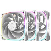 Комплект вентиляторов (3 шт.) Geometric Future Squama 3003RW-12 Reverse White (1F3003R312100) 120mm / ARGB, PWM, 120x120x30 mm, 800-2250 RPM 