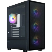  Корпус ZALMAN S6, ATX, Black, Window, 1xCombo (2.5'' or 3.5''), 3x2.5'', 1x3.5'', 1xUSB Type C, 1xUSB3.0, 2xUSB2.0, Front 3x140mm FRGB, Rear 1x120mm 