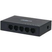  Коммутатор Dahua DH-PFS3005-5ET 5 портов до 100Мбит.с/коммутация до 1 Гбит.с/неуправляемый/Plug & Play/черный 