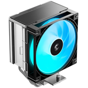  Кулер DEEPCOOL AG600 ARGB LGA1851/1700/AM5/AM4 (TDP 270W, PWM, ARGB Fan 120mm, 6 тепл. трубок, черный) Ret 