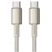  Кабель Baseus P10319800G21-01 Tungsten Gold Fast Charging Cable Type-C toType-C100W2m Titanium Galaxy Gold 