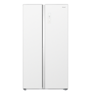  Холодильник Weissgauff WSBS 550 Built-in NoFrost Inverter White Glass 