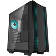  Корпус Deepcool CC560 V2 черный, без БП, ATX, боковая панель из закаленного стекла, USB 3.0, USB 2.0 