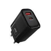  СЗУ More Choice NC82a 1USB+1Type-C 3.0A QC3.0+PD35Вт Type-C+Type-C PD60Вт Black 