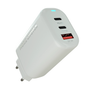  СЗУ More Choice NC79a/НС79а 1USB+2Type-C 3.0A QC3.0+PD65Вт GaN Type-C+Type-C PD100Вт 2м White 