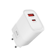  СЗУ More Choice NC82a 1USB+1Type-C 3.0A QC3.0+PD35Вт Type-C+Type-C PD60Вт White 