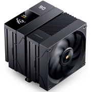  Кулер JONSBO CC90 Black LGA1851/1700/1200/115X/AM5/AM4 (TDP 285W, PWM, 130mm Black Fan + 120mm Black Fan, 6 тепловых трубок, медная база) 