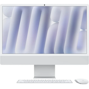  Моноблок Apple iMac MWUU3ZP/A 24" 4.5K M4 10 core (4) 16Gb SSD256Gb 10 core GPU macOS WiFi BT 143W клавиатура мышь Cam серебристый 4480x2520 