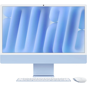  Моноблок Apple iMac MWV13ZP/A 24" 4.5K M4 10 core (4) 16Gb SSD256Gb 10 core GPU macOS WiFi BT 143W клавиатура мышь Cam синий 4480x2520 